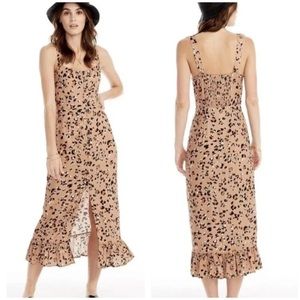 SALTWATER LUXE Leopard Midi Dress XS